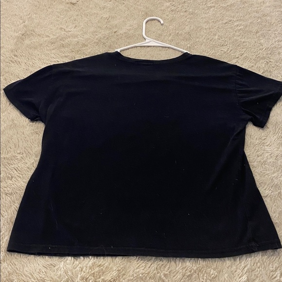 Heroine Sport Black Tee with White and Yellow Graphic - Picture 4 of 4